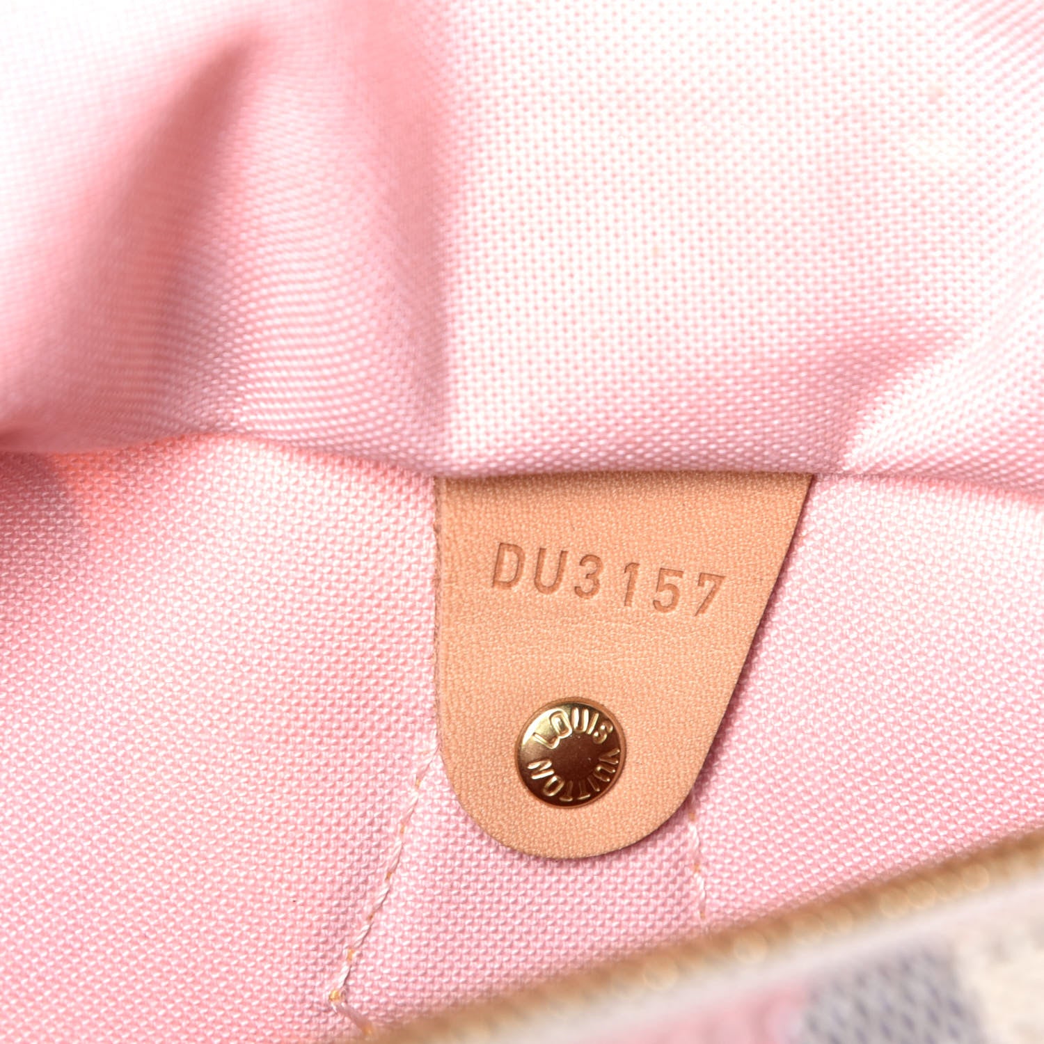 Louis Vuitton Damier Azur Tahitienne Speedy Bandouliere 30 Rose Ballerine 13 of 22