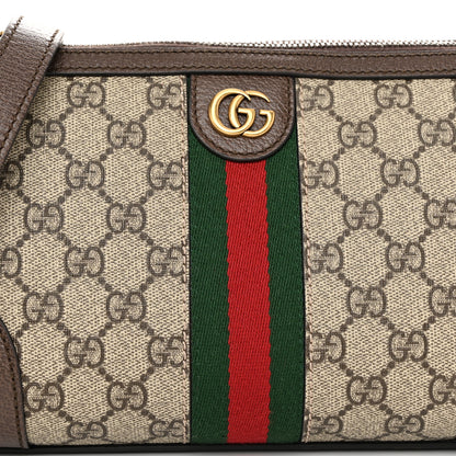 Gucci GG Supreme Monogram Web Small Ophidia Messenger Bag Beige Ebony New Acero 8 of 11