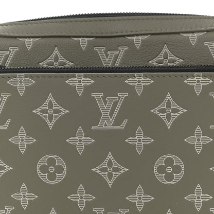 Louis Vuitton Monogram Shadow G65 Trio Messenger  Olive Green 7 of 9