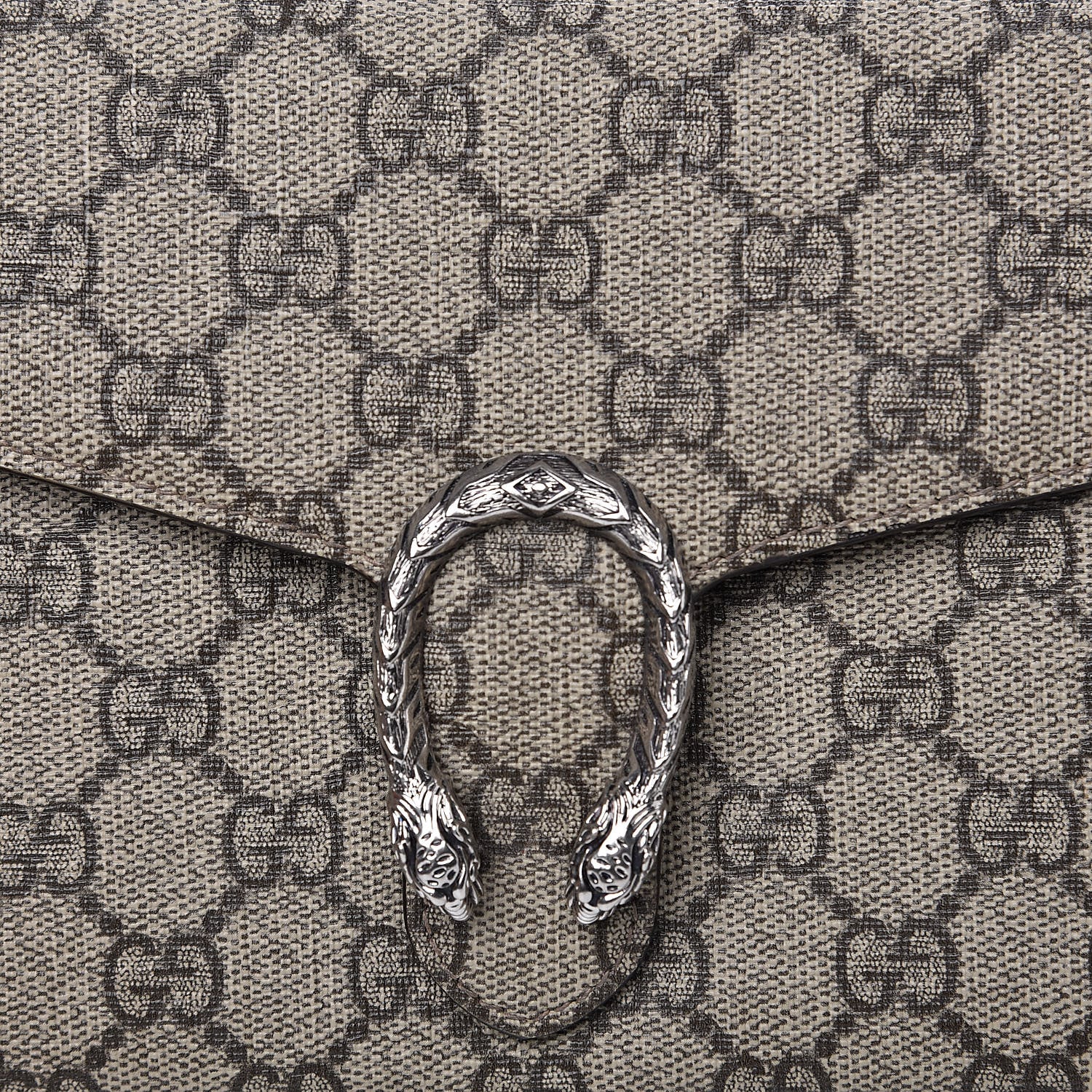 Gucci GG Supreme Monogram Mini Dionysus Chain Wallet Beige Taupe 8 of 14