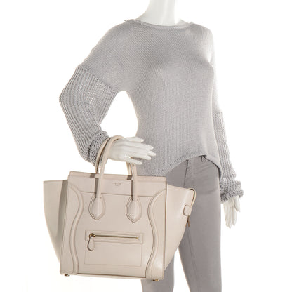 Celine Drummed Calfskin Mini Luggage 2 of 10