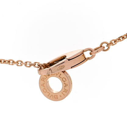 Bulgari 18K Rose Gold Diamond Mother of Pearl Small Divas' Dream Pendant Necklace 6 of 6