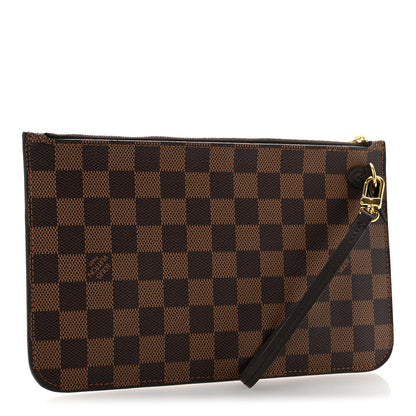 Louis Vuitton Damier Ebene Neverfull MM GM Pochette 3 of 8