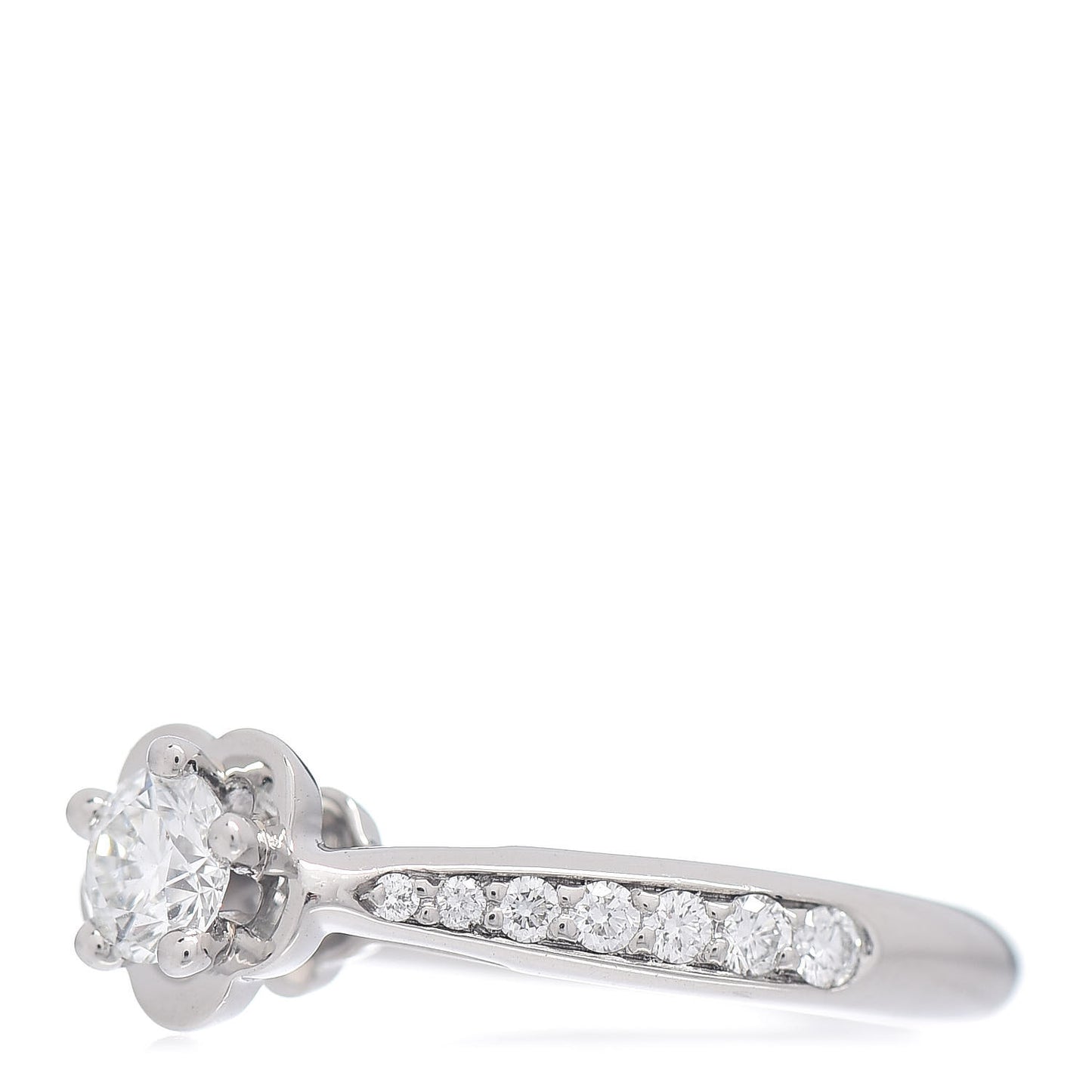 Platinum Diamond .26ct Camelia Ring 46 3.75