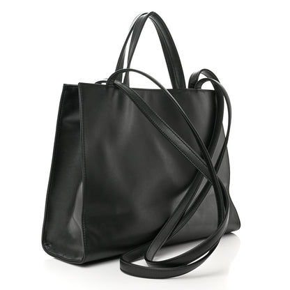 Telfar Vegan Leather Medium Shopping Bag Black 3 of 12