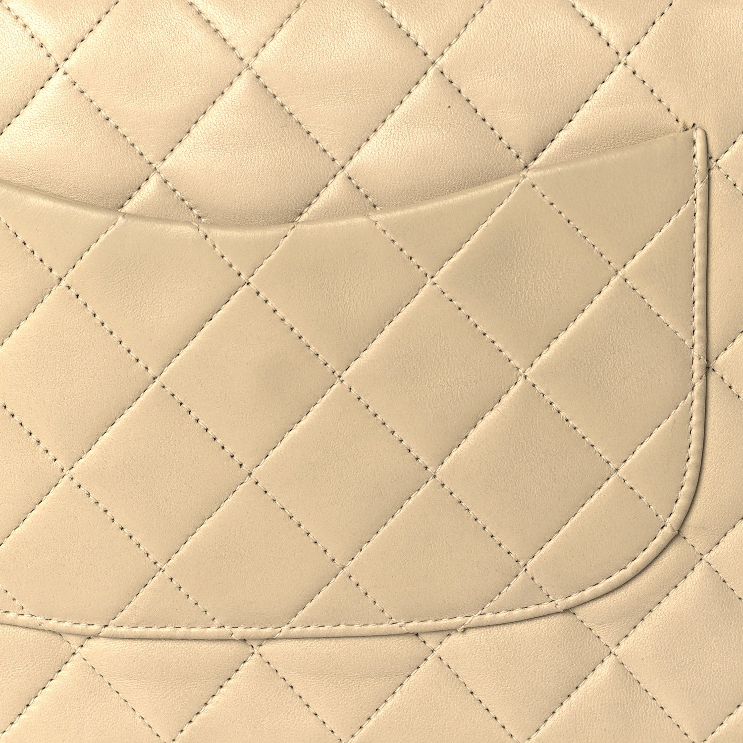 Chanel Lambskin Quilted Small Double Flap Beige 12 of 13