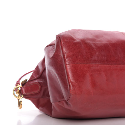 Prada Vitello Shine Bauletto Rosso 7 of 10