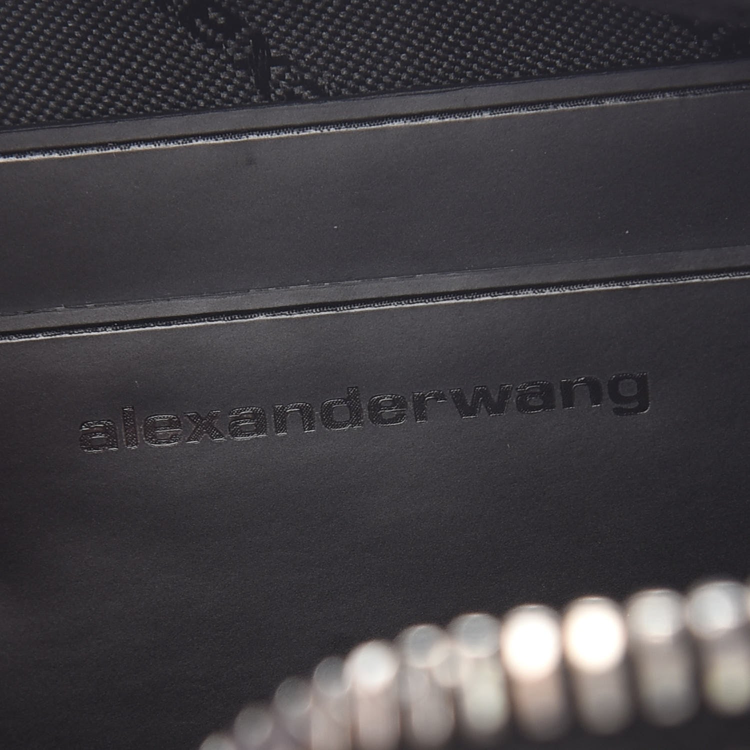 Alexander Wang Mesh Crystal Rhinestone Mini Heiress Pouch Navy 5 of 7