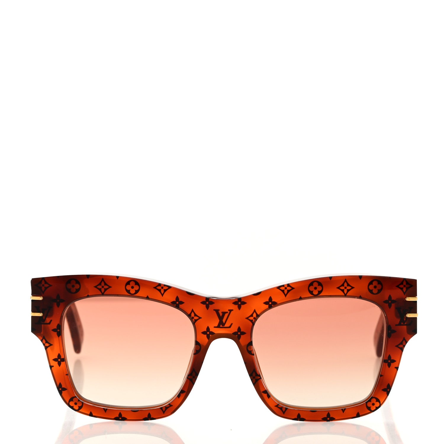 Louis Vuitton Acetate Blade Sunglasses Z1483W Tortoise 2 of 6
