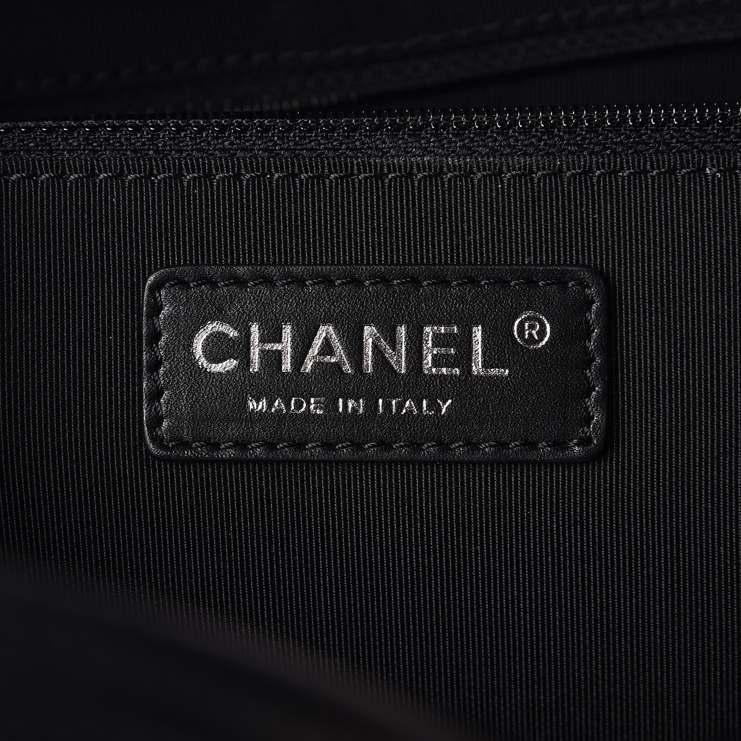 Chanel Calfskin Quilted Small Easy Shopping Tote Black 6 of 7