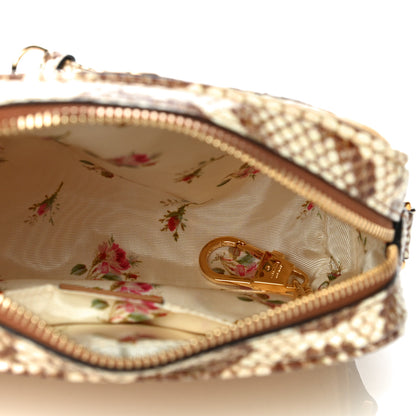 Gucci Raffia Elaphe Mini Ophidia Shoulder Bag Natural Cream Brown 5 of 10