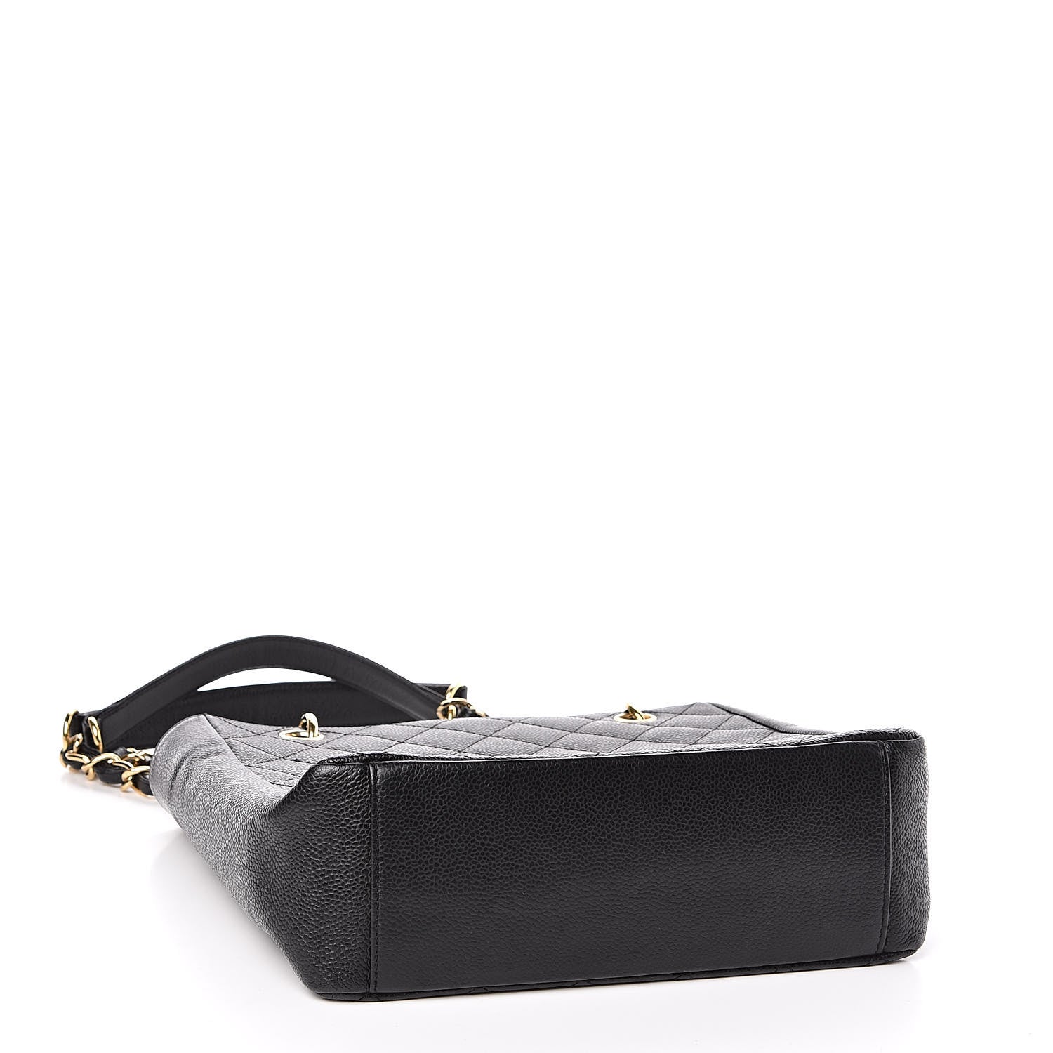 Chanel Caviar Quilted Petit Shopping Tote PST Black 4 of 11