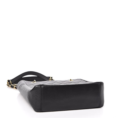 Chanel Caviar Quilted Petit Shopping Tote PST Black 4 of 11