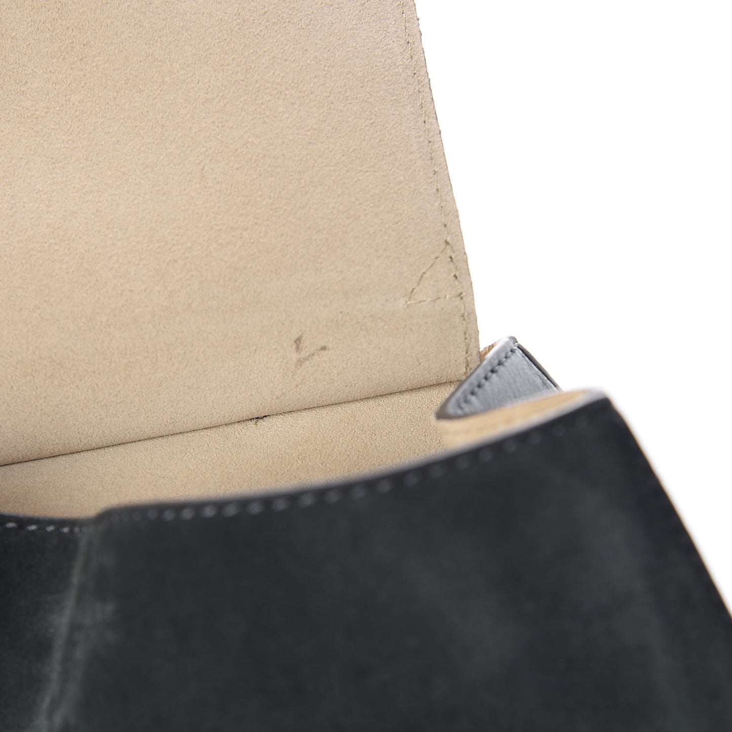 Suede Smooth Calfskin Drew Shoulder Bag Intense Green