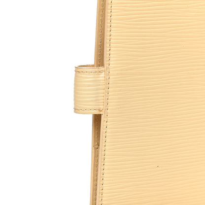Louis Vuitton Epi Medium Ring Agenda Cover Vanilla 9 of 13
