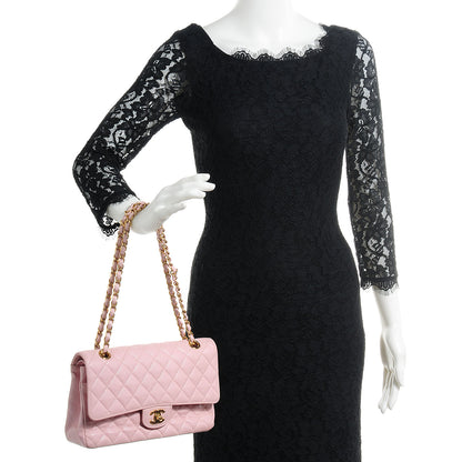 Chanel Caviar Medium Double Flap Pink 2 of 8