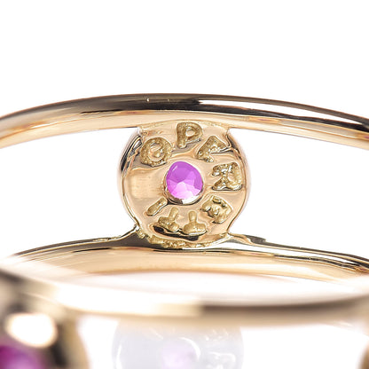 Tiffany 18K Yellow Gold Ruby Elsa Peretti Color By The Yard Ring 50 5.5 4 of 6
