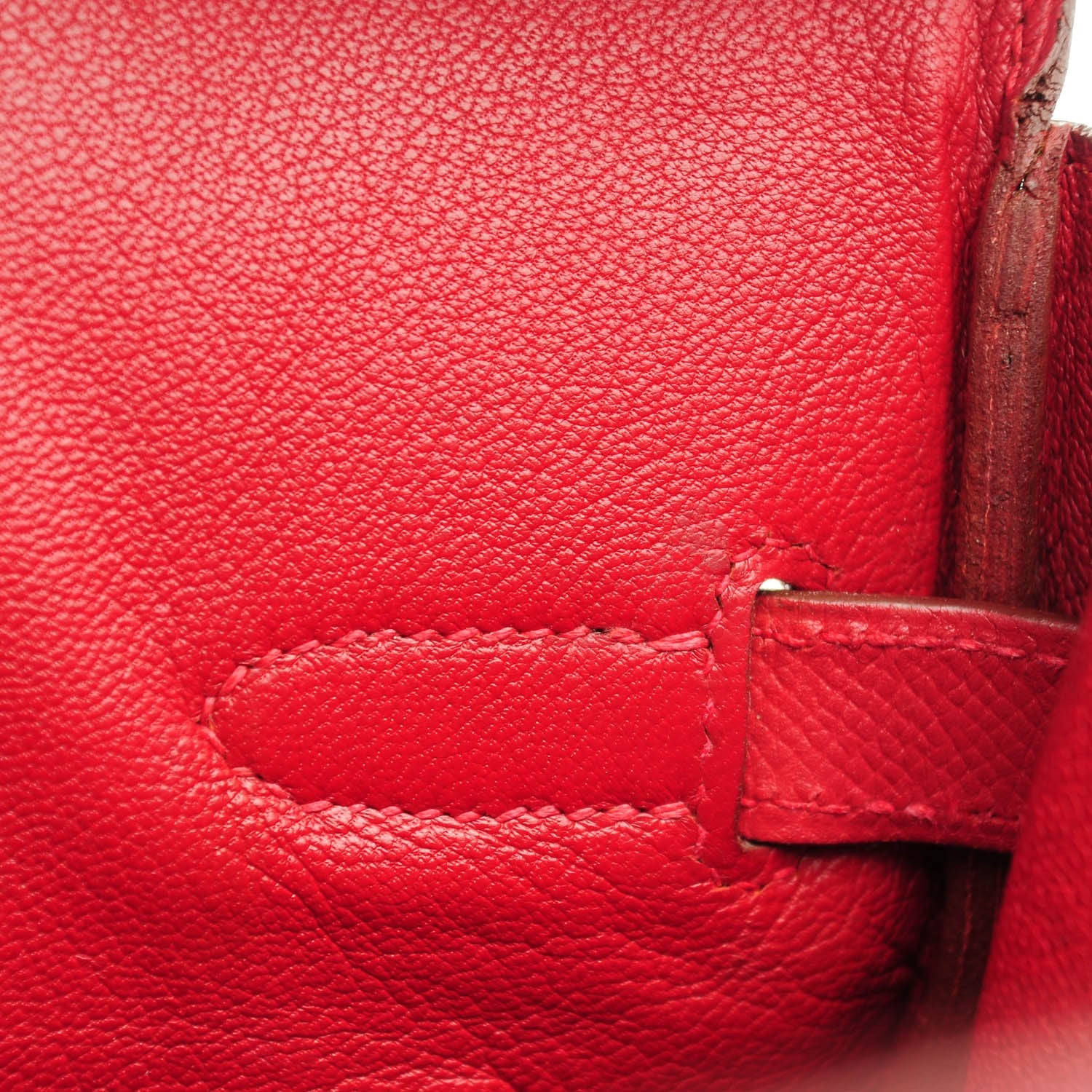 Hermes Courchevel HAC Birkin 32 Rouge 19 of 29