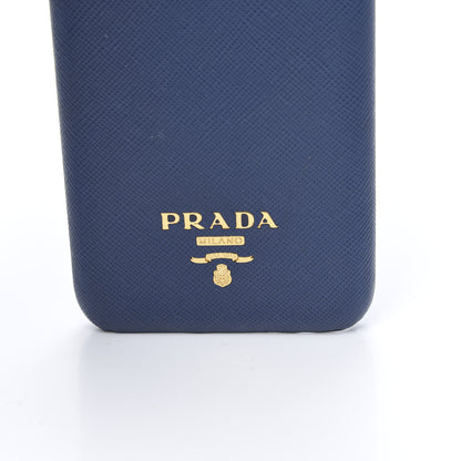 Prada Saffiano Metal iPhone X Case Bleuette 7 of 8