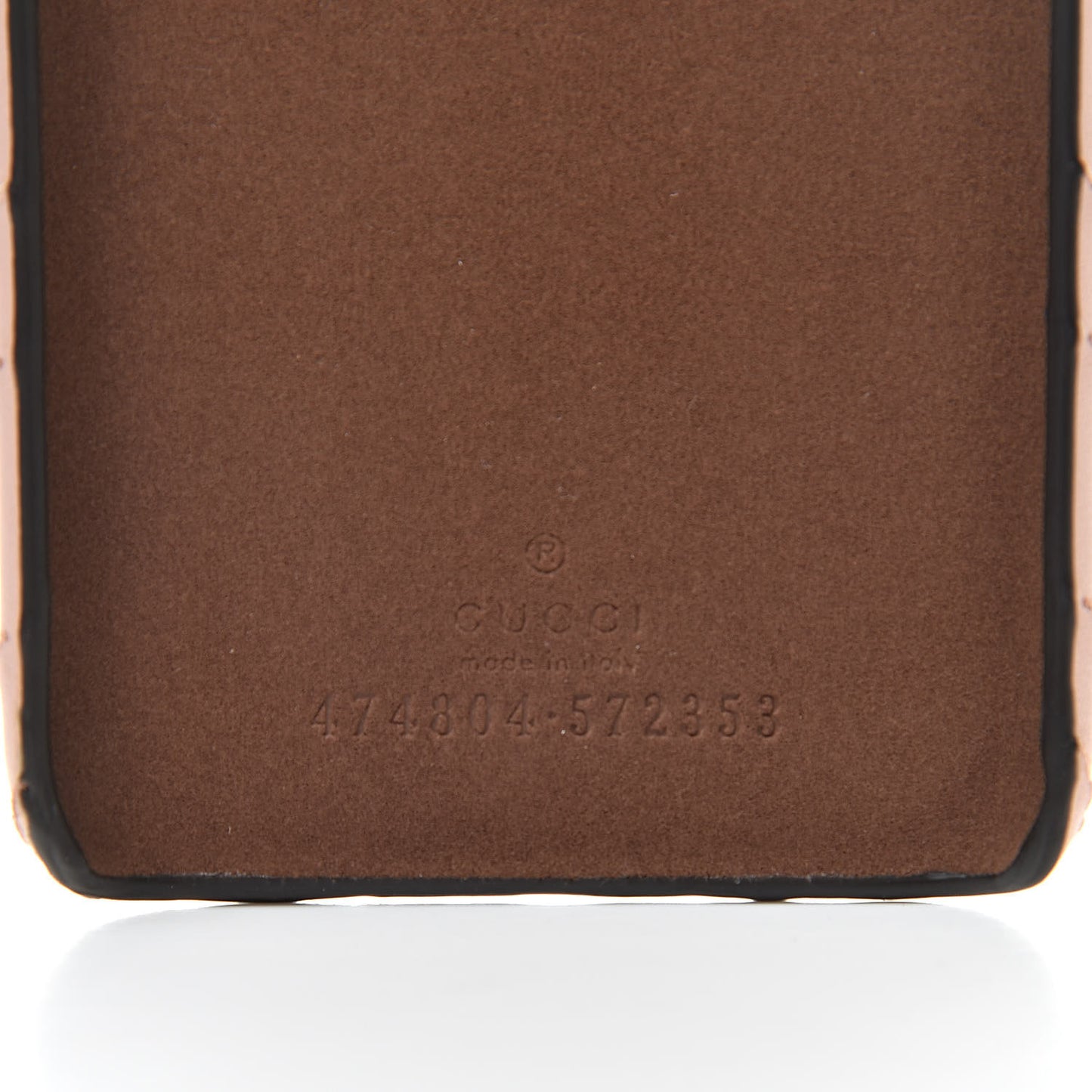 Calfskin Matelasse Marmont iPhone 7 Case Pink