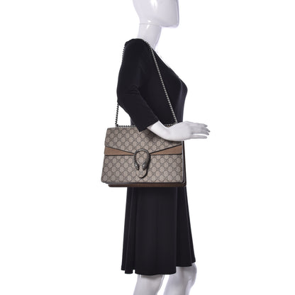 Gucci GG Supreme Monogram Medium Dionysus Shoulder Bag Taupe 2 of 10