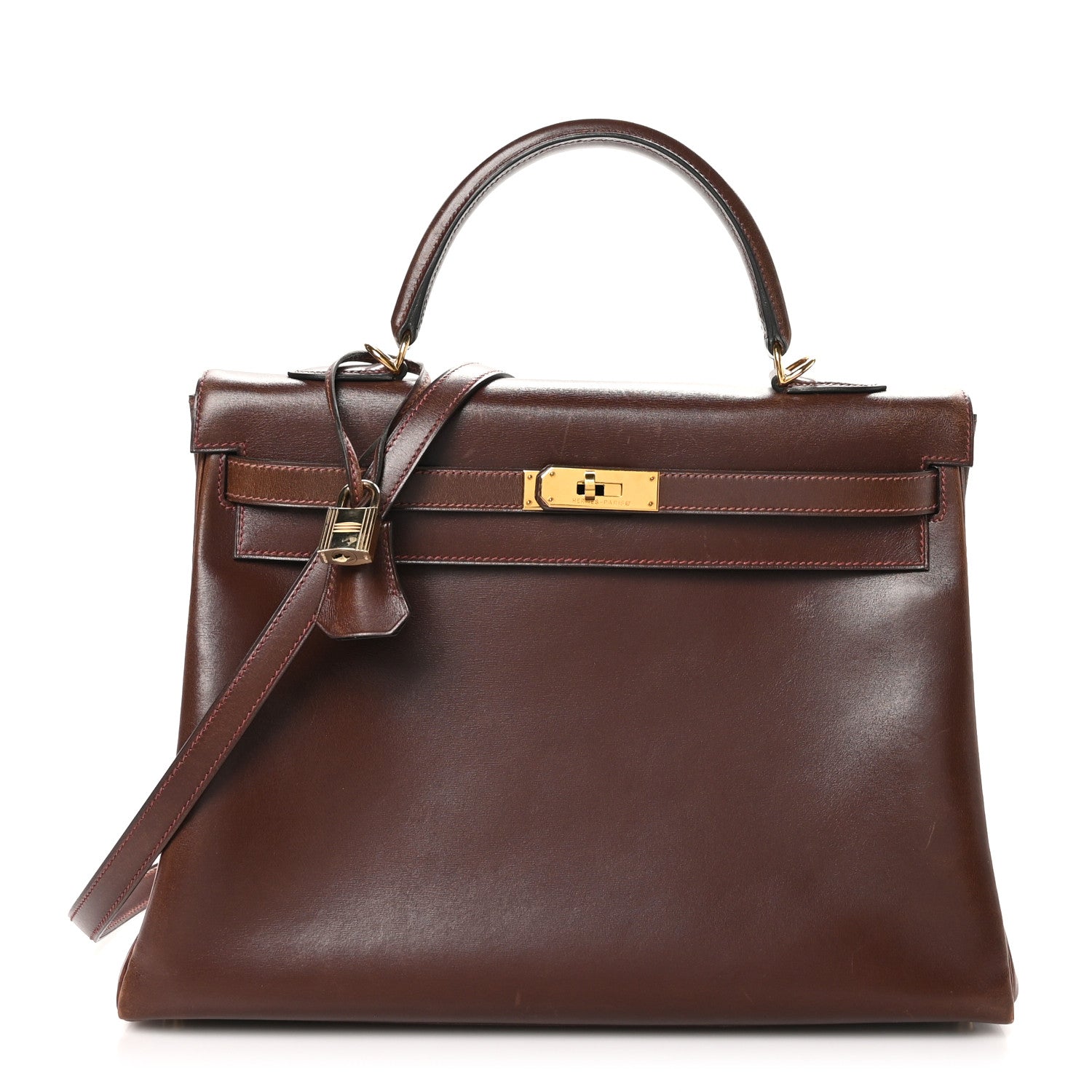 Hermes Box Kelly Retourne 35 Havane 1 of 13