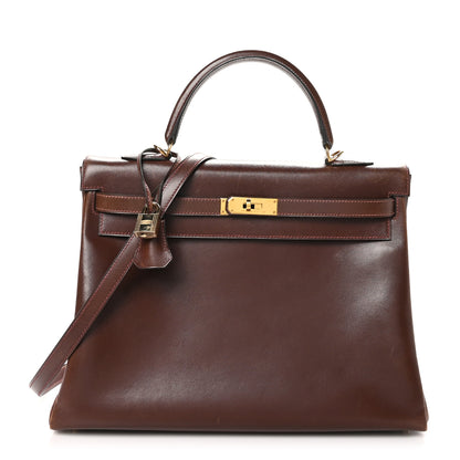 Hermes Box Kelly Retourne 35 Havane 1 of 13