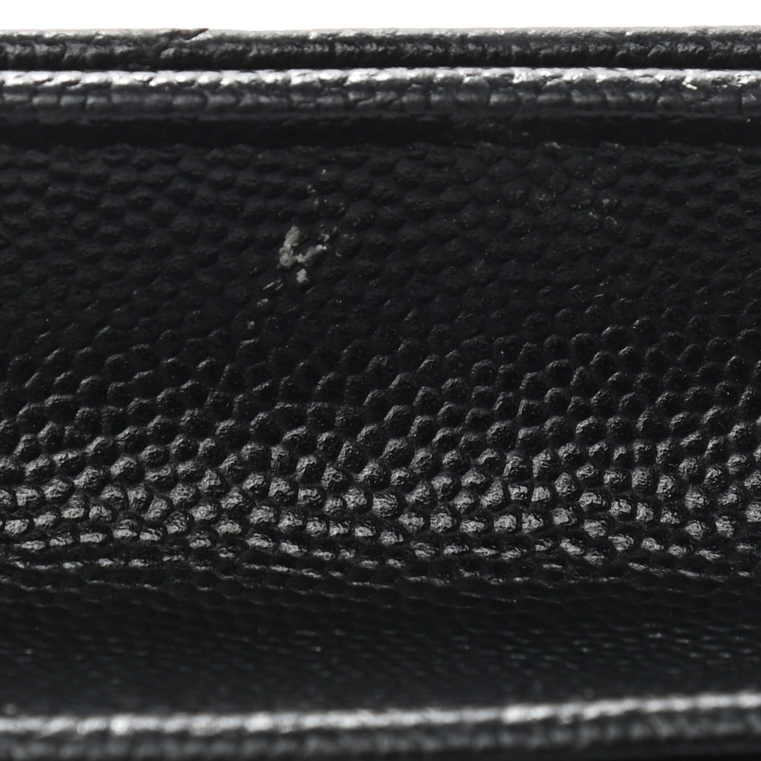 Saint Laurent Grain De Poudre Matelasse Chevron Monogram Envelope Chain Wallet Black 12 of 12