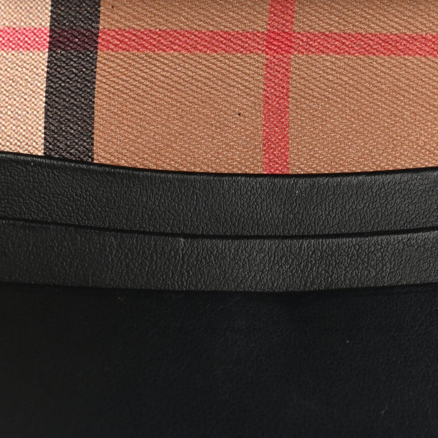 Vintage Check Folding Wallet Black