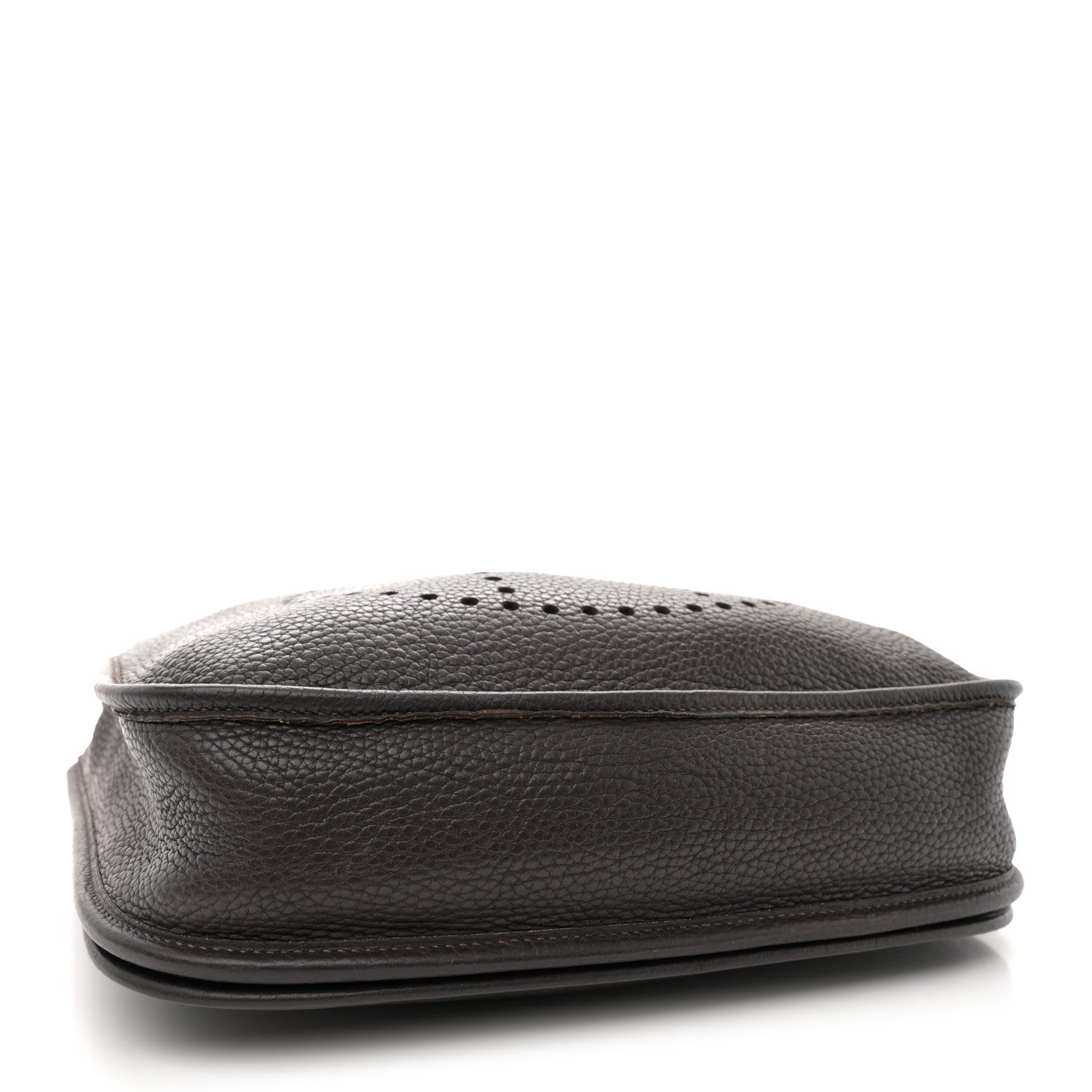 Hermes Taurillon Clemence Evelyne II PM Chocolate 4 of 11