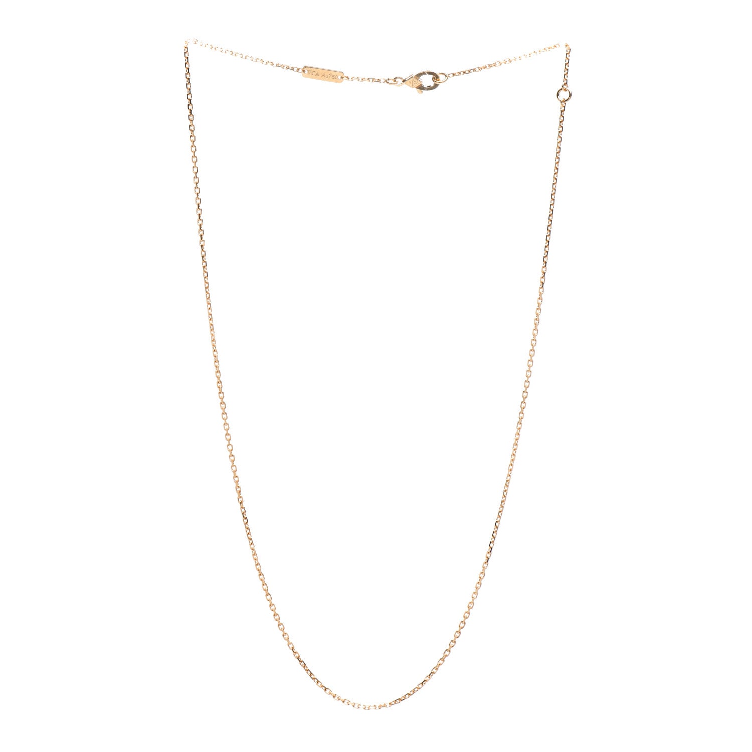 Van Cleef & Arpels 18K Yellow Gold Trace Chain 3 of 5