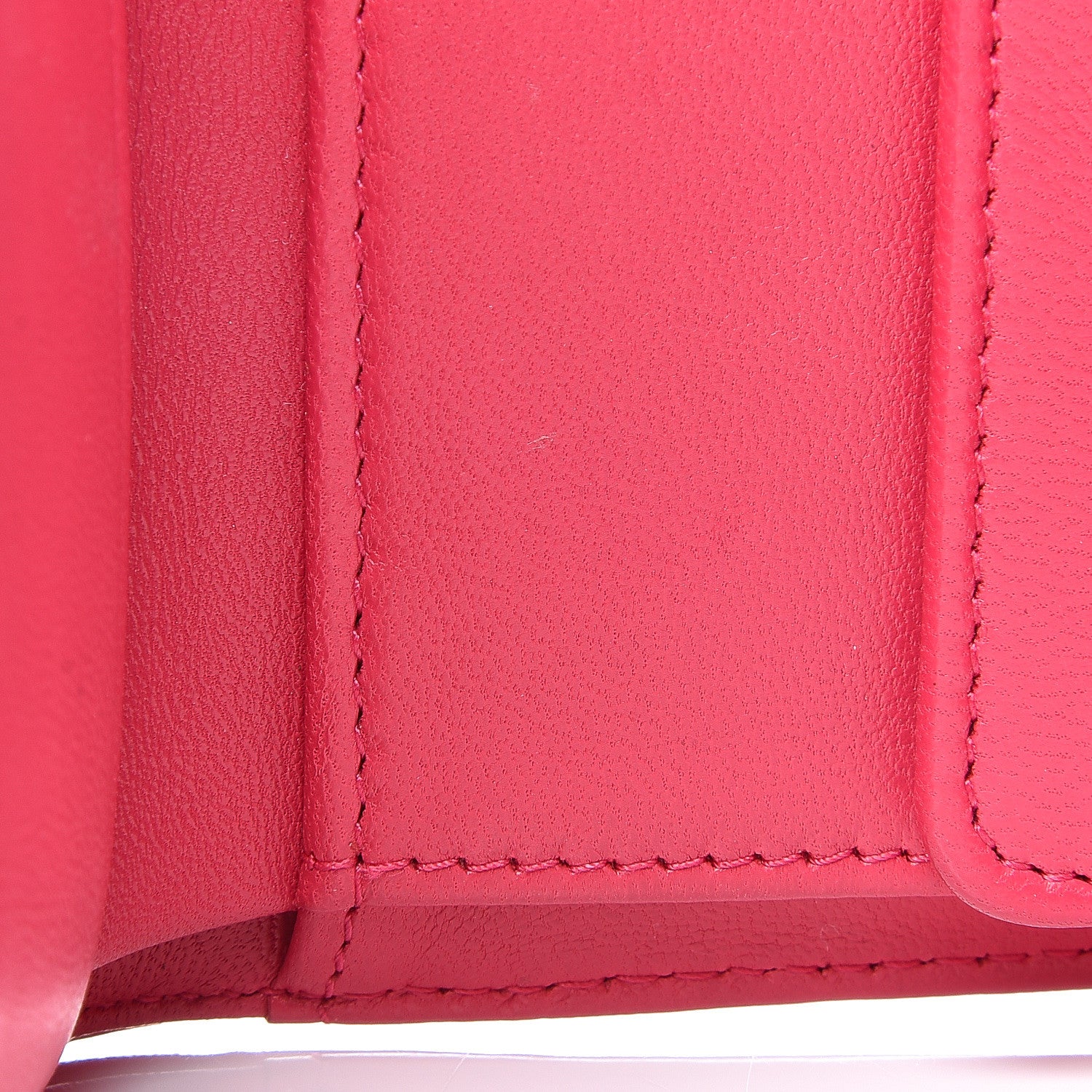 Chanel Lambskin Quilted Compact Boy Wallet Fuchsia 10 of 17