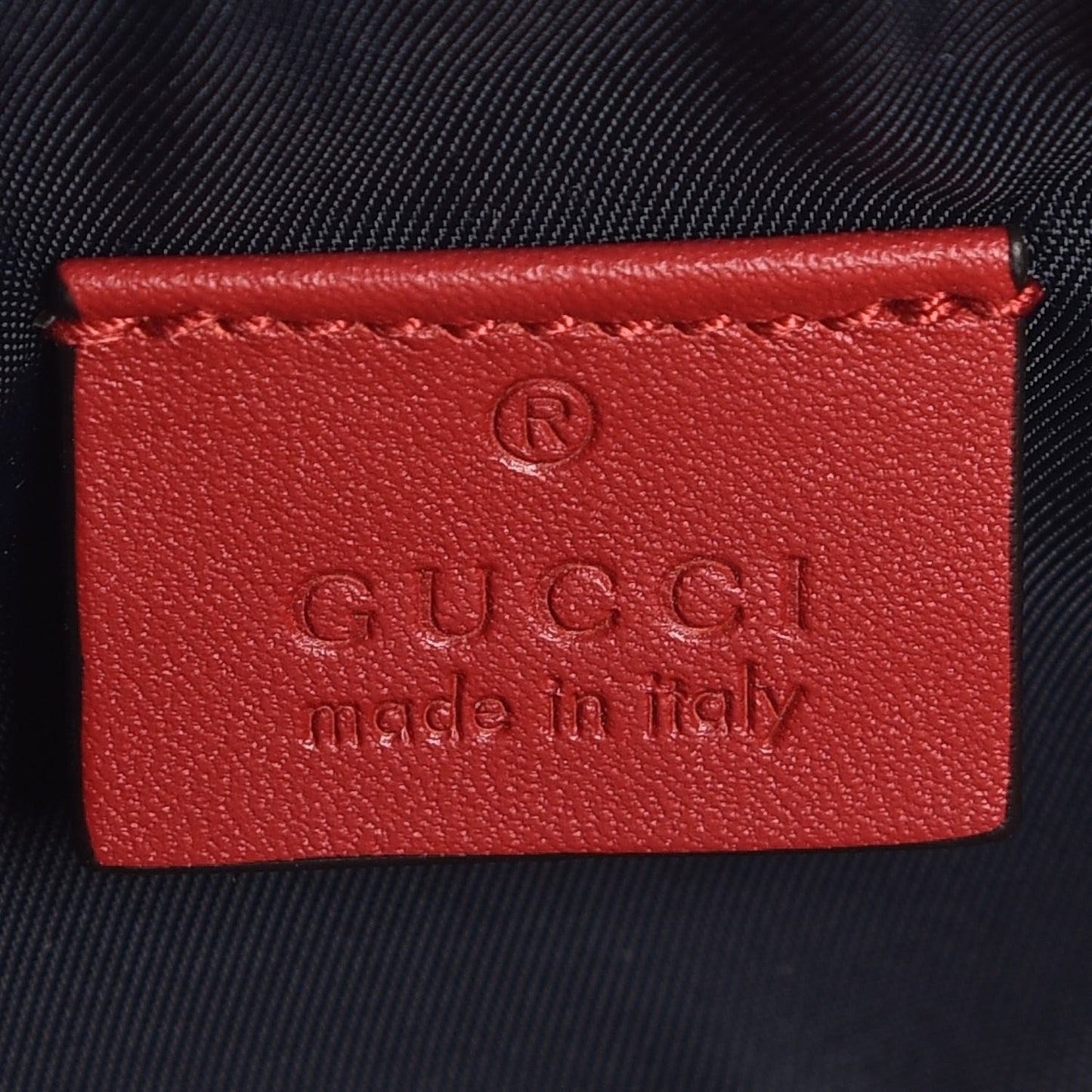 GG Supreme Monogram Blooms Mini Chain Bag Beige Blue Navy Hibiscus Red