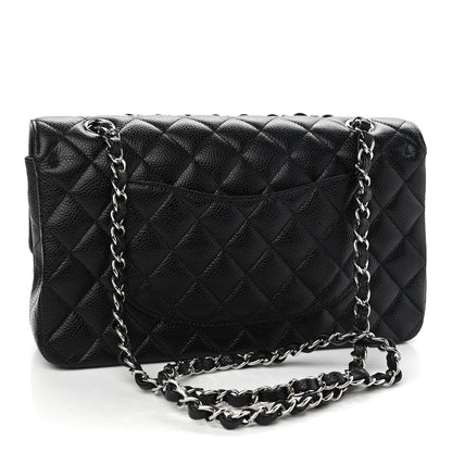 Chanel Caviar Quilted Medium Double Flap Black 2 of 8