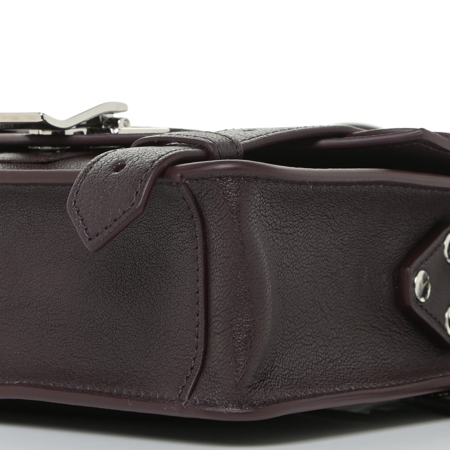 Proenza Schouler Lambskin PS1 Mini Crossbody Chocolate Plum 9 of 10