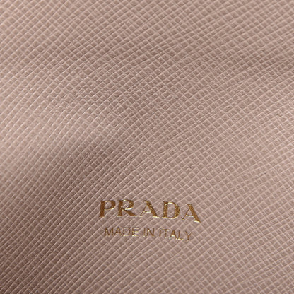 Prada Saffiano Metal Flap Card Holder Cammeo 13 of 16