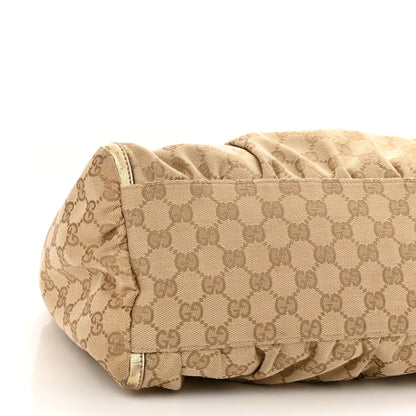 Gucci Monogram Large D Gold Hobo Gold 9 of 13