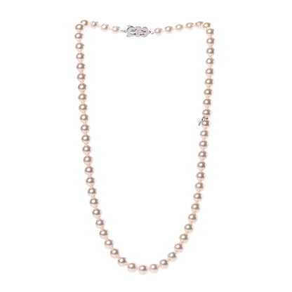 Mikimoto 18K White Gold Akoya Pearl 7.5-8mm Strand Necklace 19" 3 of 5