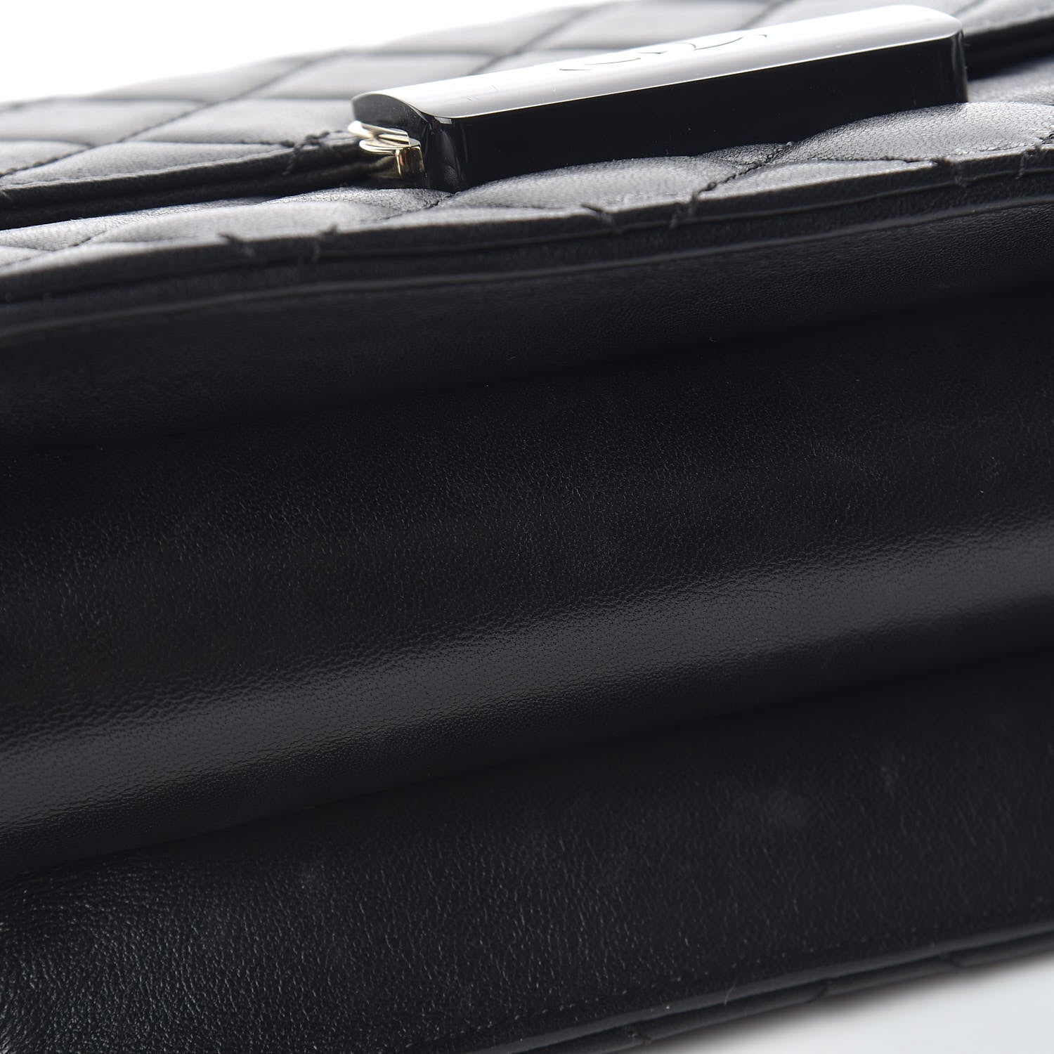 Chanel Sheepskin Quilted Beauty Lock Flap Black 11 of 15