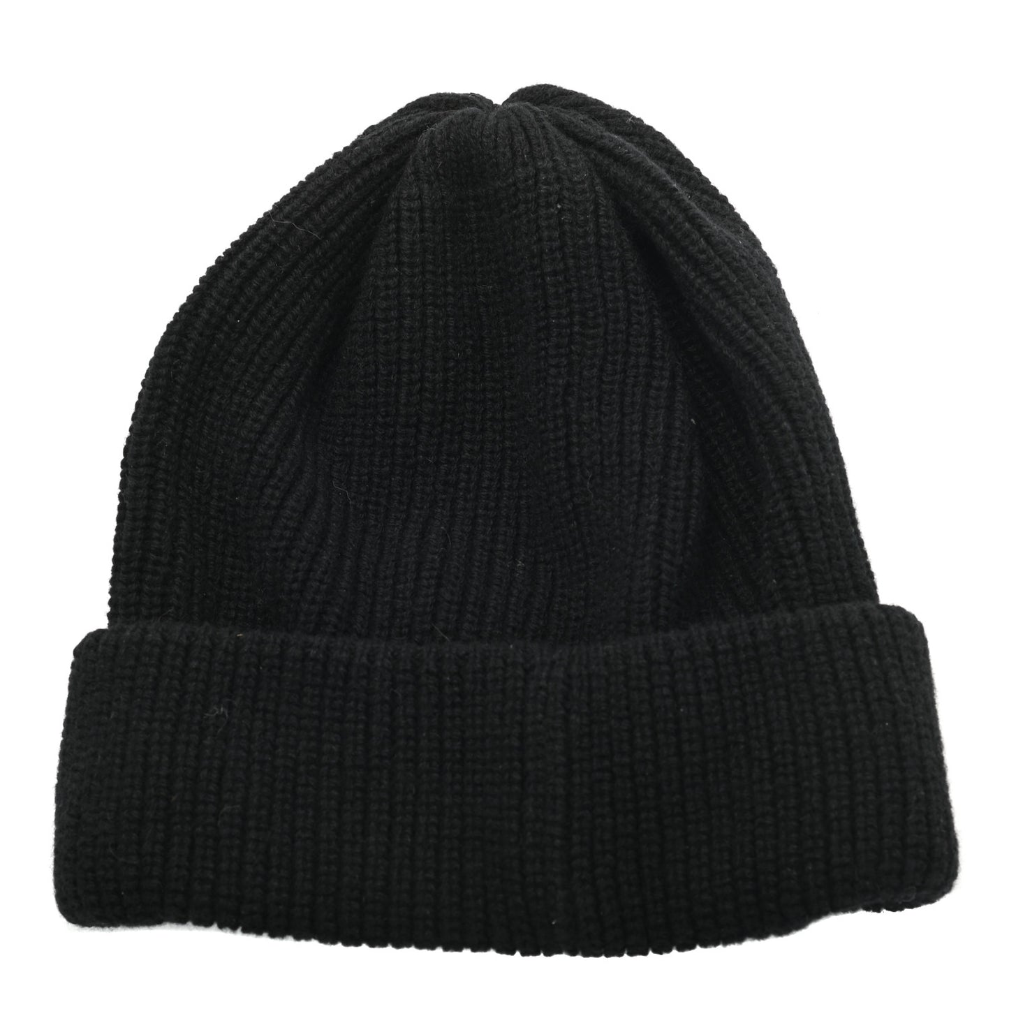 Cashmere Logo Beanie Hat Black White