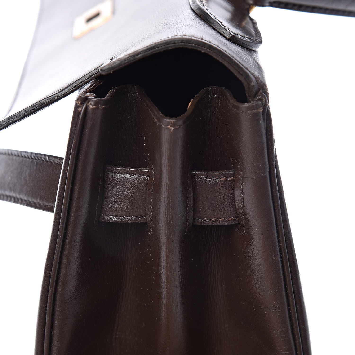 Hermes Box Kelly Retourne 32 Chocolate 23 of 64