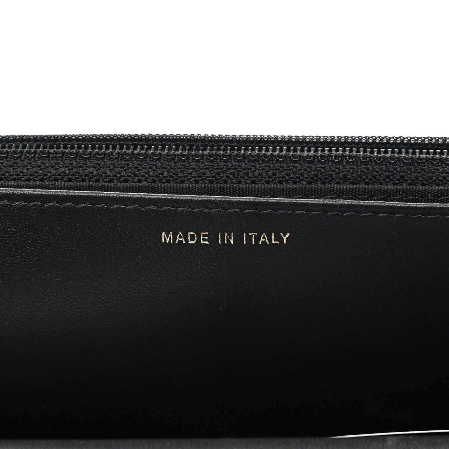 Lambskin Quilted Trendy CC Wallet On Chain WOC Black