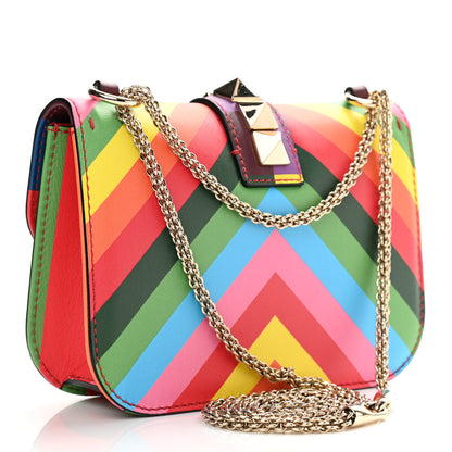 Valentino Garavani Vitello 1973 Small Glam Lock Rockstud Flap Multicolor 3 of 10
