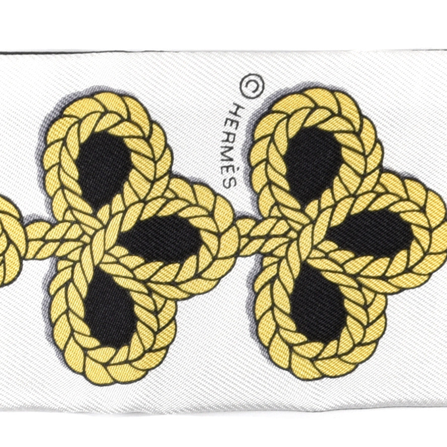 Silk Galons Et Brandebourg Twilly Black Gold White