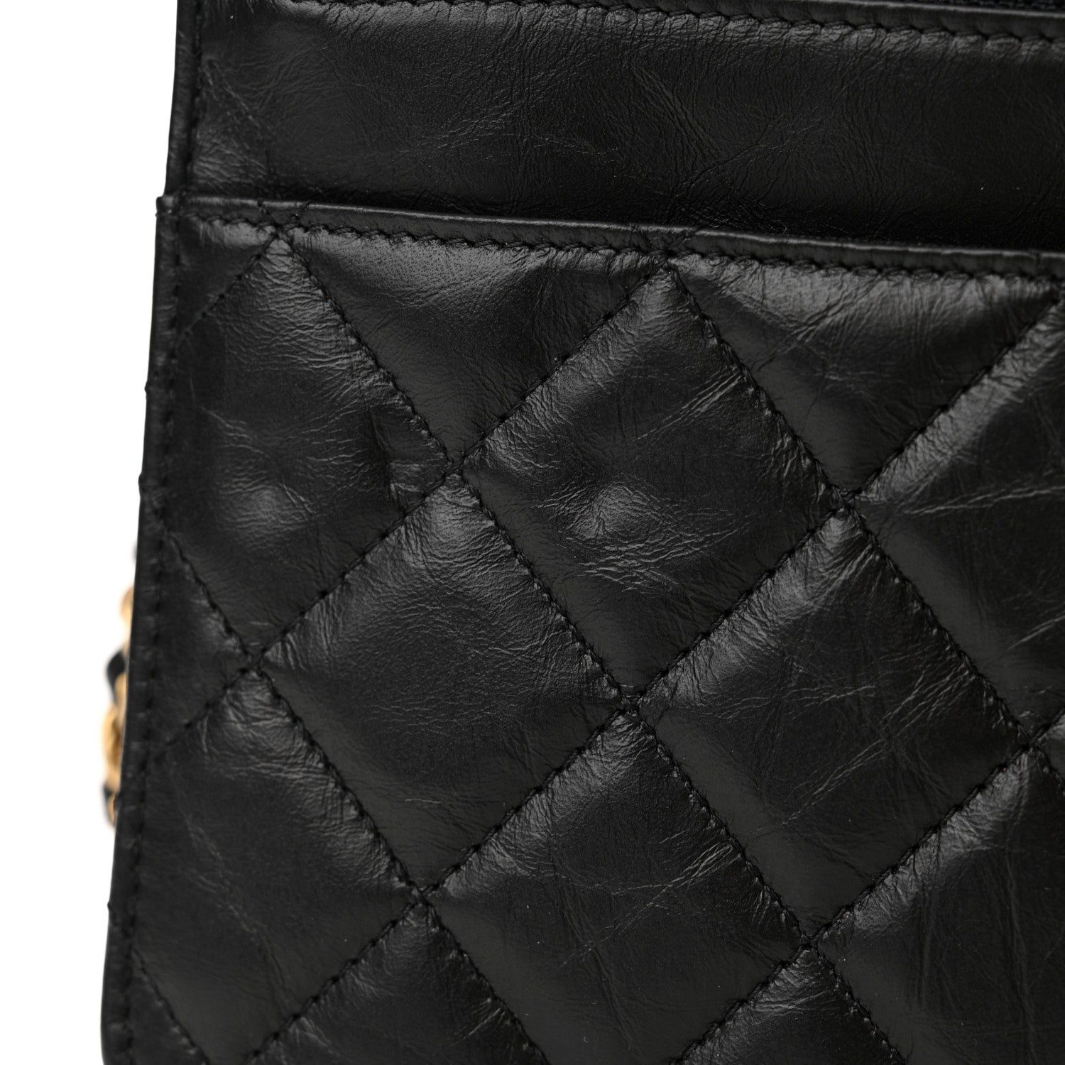 Chanel Aged Calfskin Lucky Charms Casino 2.55 Reissue Wallet on Chain WOC Black 12 of 13