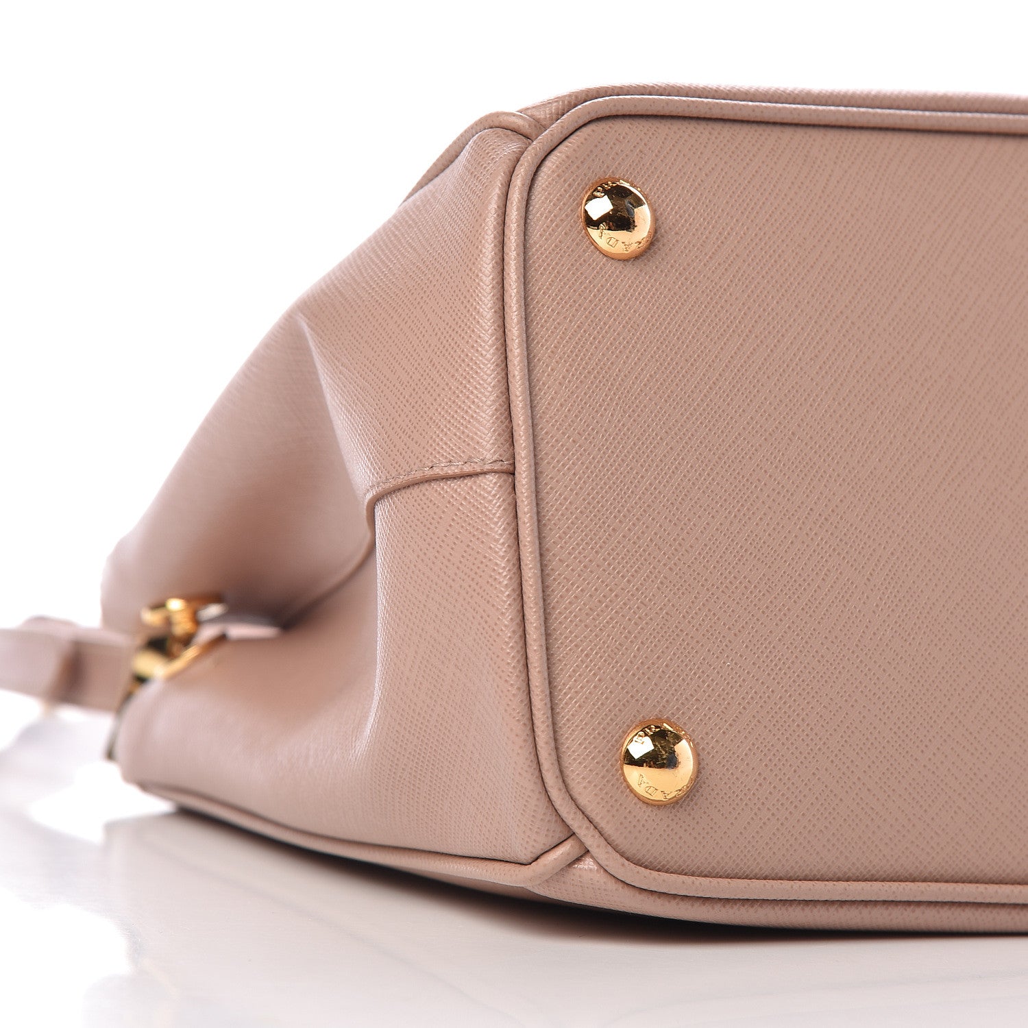 Prada Saffiano Small Galleria Double Zip Tote Cammeo 9 of 10