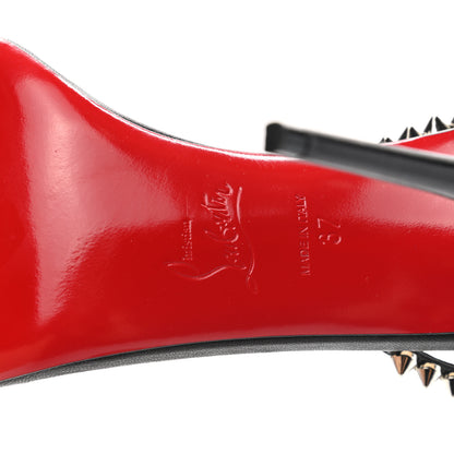 Christian Louboutin Nappa So Me 100 Sandals 37 Black 6 of 8