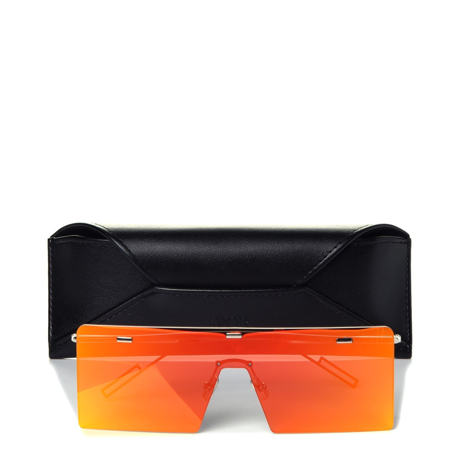 Christian Dior HOMME Mirror Mask HarDior Sunglasses Palladium Orange 7 of 7
