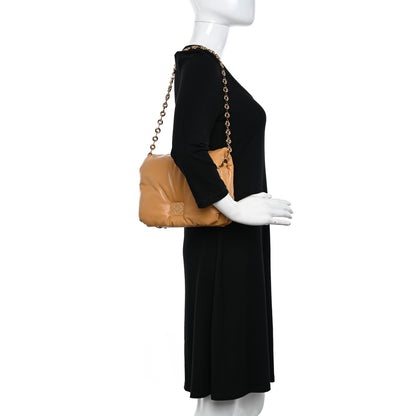 Loewe Lambskin Goya Puffer Bag Oak 2 of 14