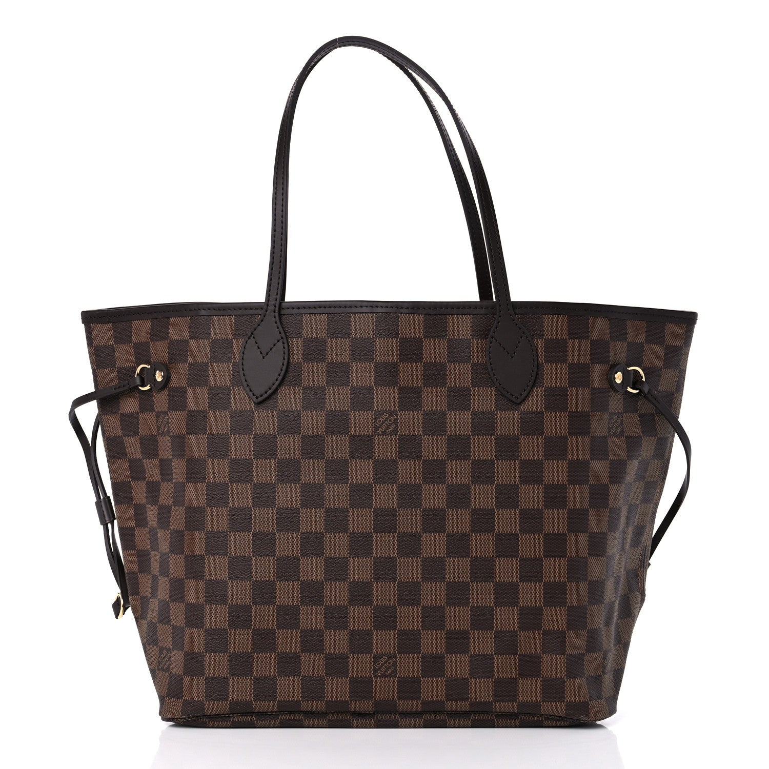 Louis Vuitton Damier Ebene Neo Neverfull MM Rose Ballerine 3 of 9